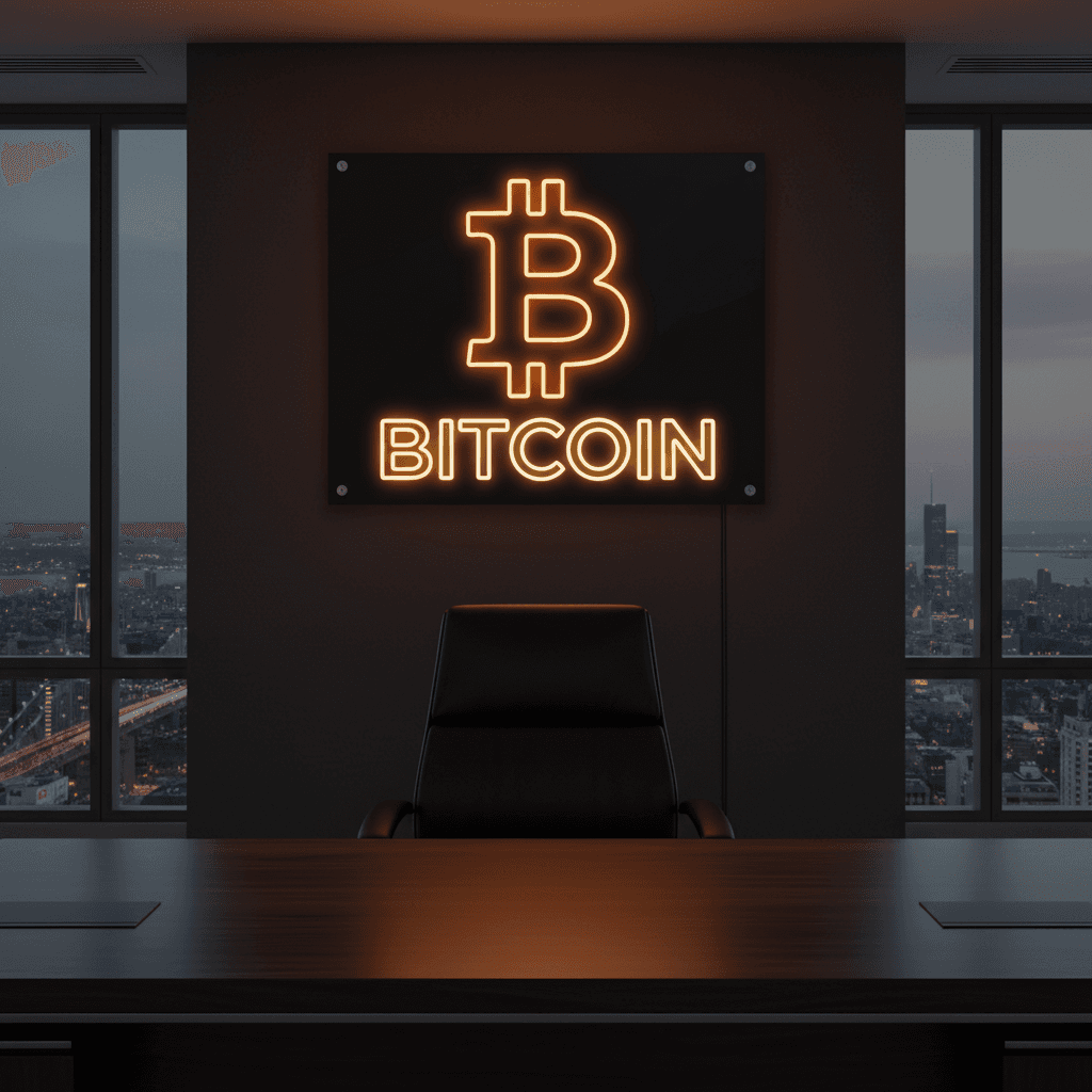 Bitcoin Neon Sign