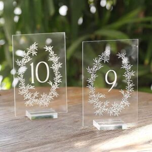 Table numbers