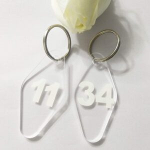 Rhombus Shaped keyring