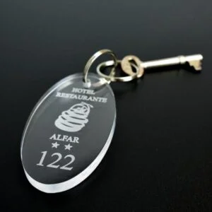 Custom Acrylic Keychains - The Lasercraft Co. 2x2 / Set of 100 / White