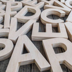 4mm Plywood Letters