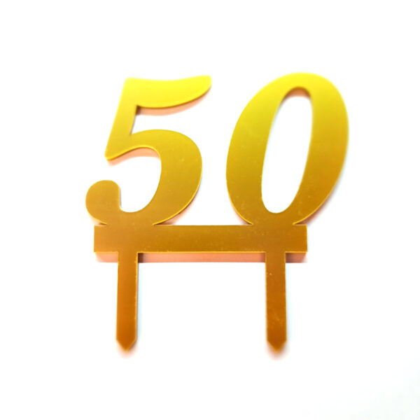 Glitter Age Cake Toppers