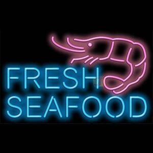 Fresh Seafood Neon Sign
